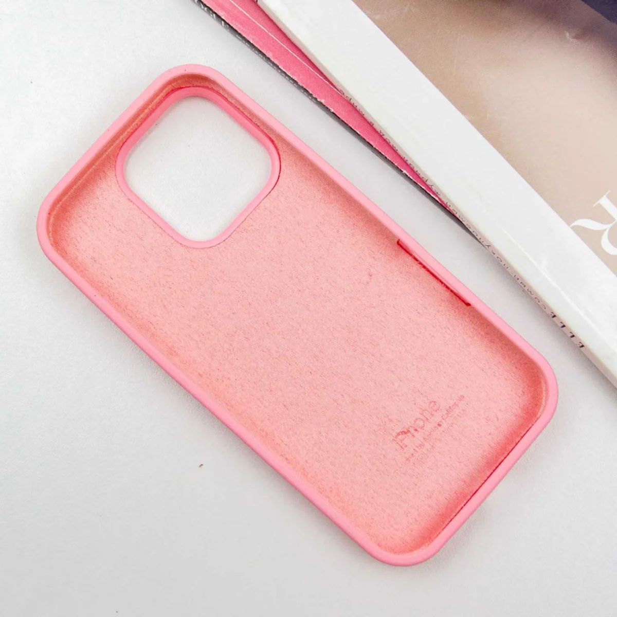 Чохол Silicone Case Full Protective (AA) для Apple iPhone 16 Pro Max (6.9") Рожевий / Light pink