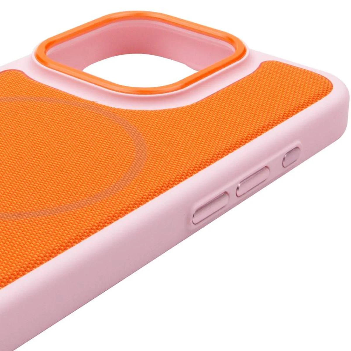 Чохол PC TechWoven Hybrid with MagSafe Apple iPhone 16 Pro Max (6.9") Pink / Orange