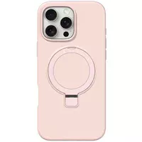 Чехол Silicone Case Full Protective NO LOGO with Ring для Apple iPhone 16 Pro Max (6.9") Pink