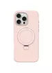 Чехол Silicone Case Full Protective NO LOGO with Ring для Apple iPhone 16 Pro Max (6.9") Pink