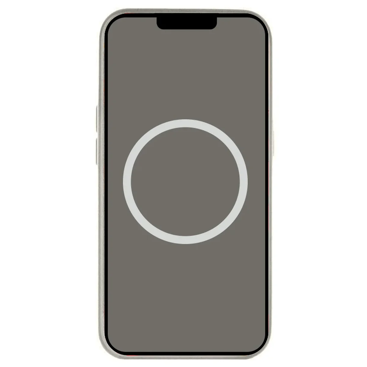 Чохол Silicone case (AAA) full with Magsafe and Animation для Apple iPhone 16 Pro Max (6.9") Stone Grey