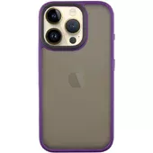 TPU+PC чохол Metal Buttons для Apple iPhone 16 Pro Max (6.9") Темно-Фіолетовий