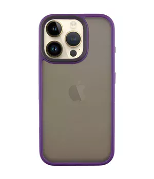 TPU+PC чехол Metal Buttons для Apple iPhone 16 Pro Max (6.9") Темно-Фиолетовый