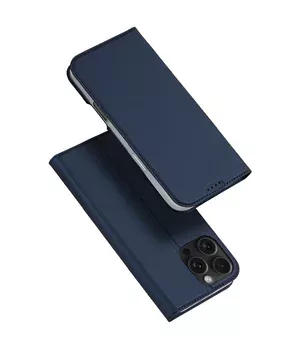 Чохол-книжка Dux Ducis з кишенею для візиток Apple iPhone 16 Pro Max (6.9") Синій