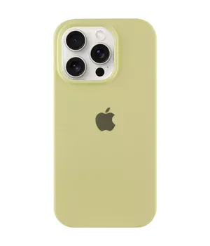 Чехол Silicone Case Full Protective (AA) для Apple iPhone 16 Pro Max (6.9") Желтый / Mellow Yellow