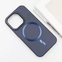 Шкіряний чохол SnapCase with MagSafe для Apple iPhone 16 Pro Max (6.9") Dark Blue