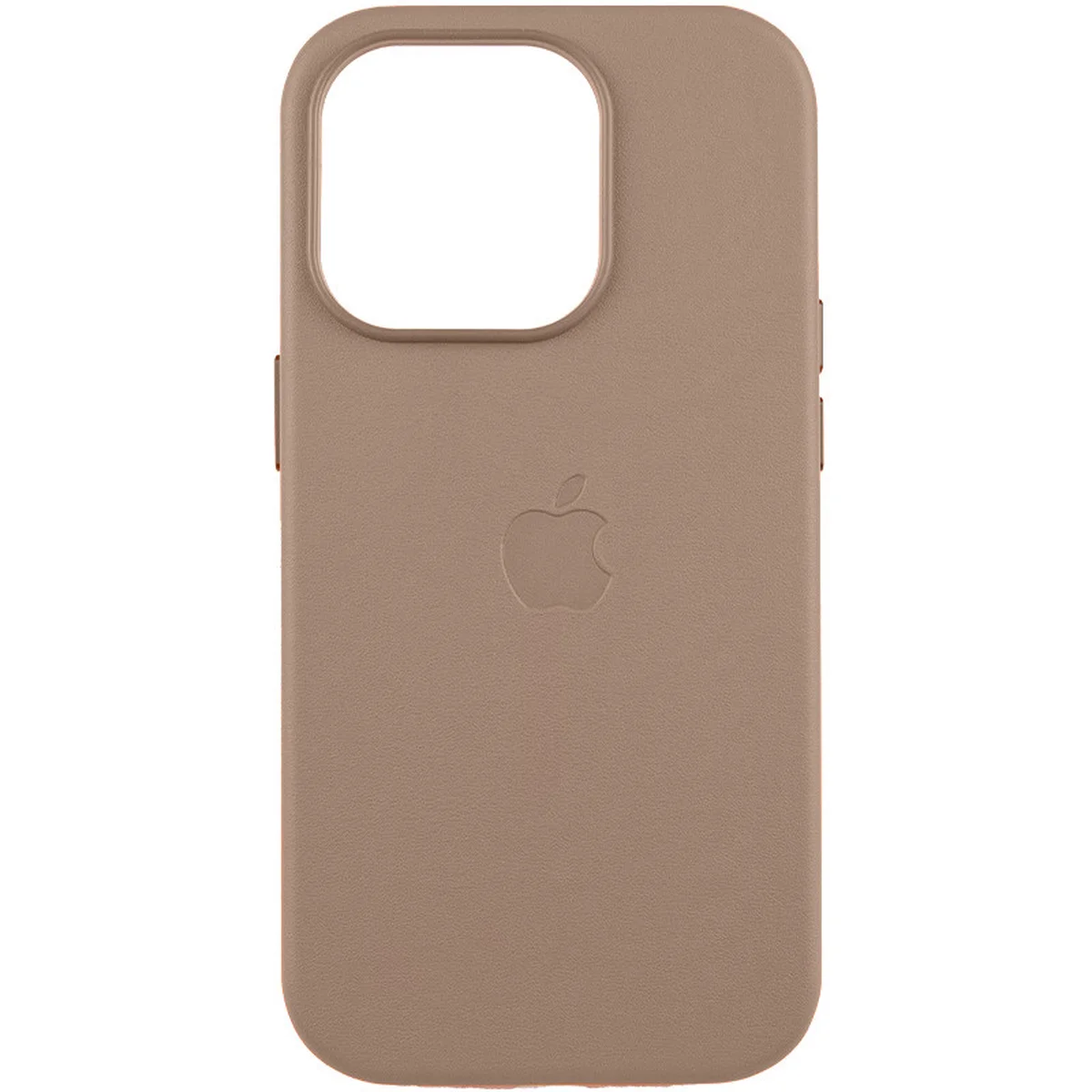 Кожаный чехол Leather Case (AAA) with MagSafe and Animation для Apple iPhone 16 Pro Max (6.9") Taupe