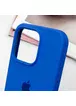 Чехол Silicone Case Full Protective (AA) для Apple iPhone 16 Pro Max (6.9") Синий / Capri Blue
