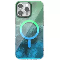 Чехол TPU Shiny Mountain (MagFit) для Apple iPhone 16 Pro Max (6.9") Green / Blue