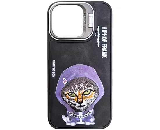 TPU+PC чехол Friends для Apple iPhone 16 Pro Max (6.9") Black Cat