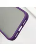 TPU+PC чохол Metal Buttons для Apple iPhone 16 Pro Max (6.9") Темно-Фіолетовий