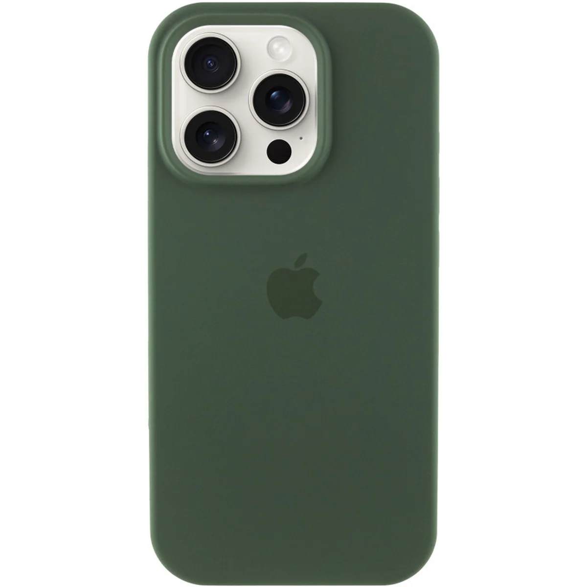 Чехол Silicone Case Full Protective (AA) для Apple iPhone 16 Pro Max (6.9") Зеленый / Cyprus Green