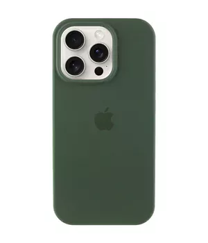 Чехол Silicone Case Full Protective (AA) для Apple iPhone 16 Pro Max (6.9") Зеленый / Cyprus Green