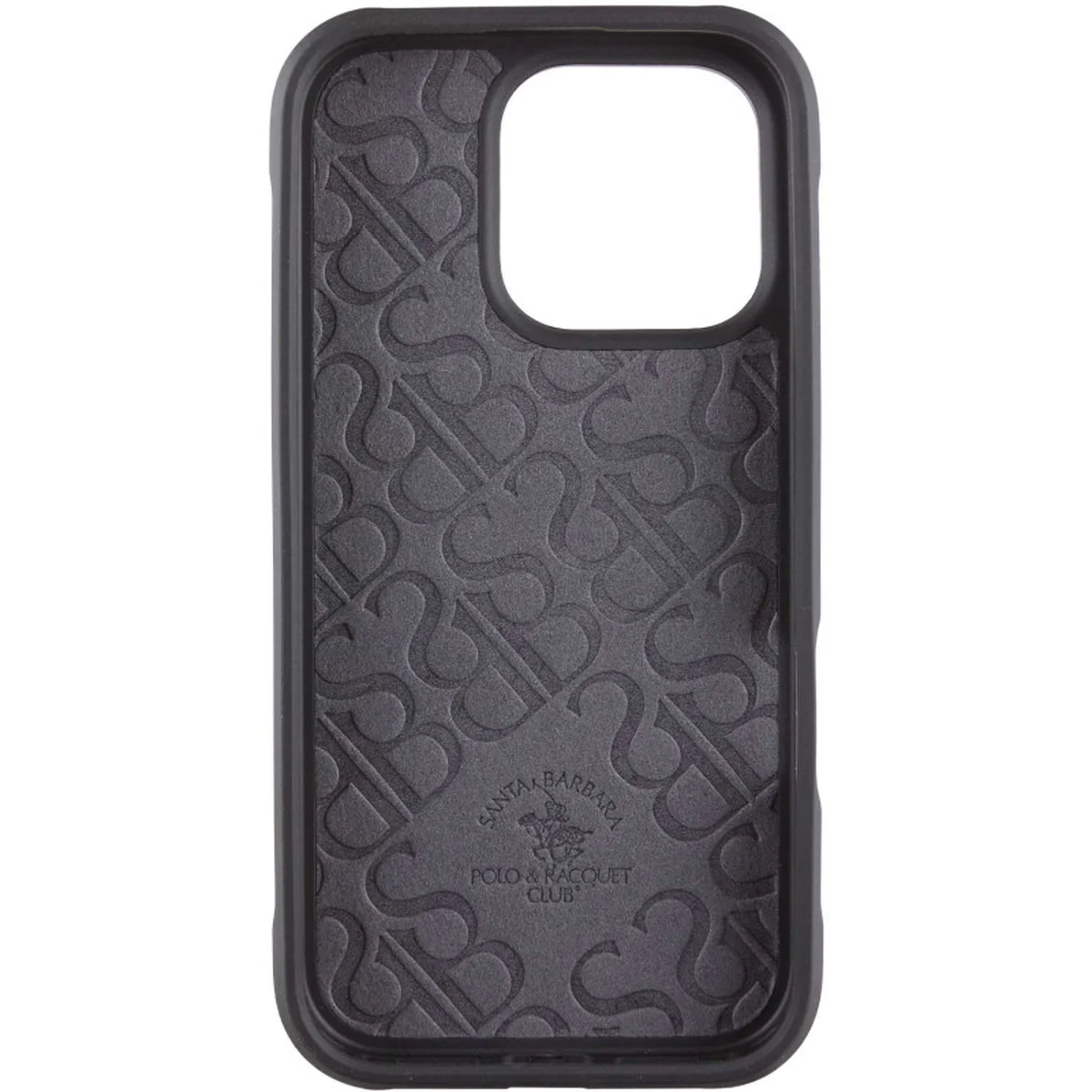 Кожаный чехол Polo Santa Barbara Barton для Apple iPhone 16 Pro Max (6.9") Black / Navy
