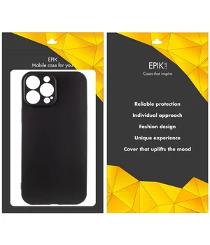 Чехол TPU Epik Black Full Camera для Apple iPhone 16 Pro Max (6.9") Черный