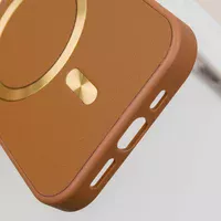 Кожаный чехол SnapCase with MagSafe для Apple iPhone 16 Pro Max (6.9") Brown