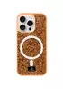 TPU чохол Bling World Rock Diamond with MagSafe для Apple iPhone 16 Pro Max (6.9") Sunset Gold