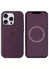 Чехол Silicone case (AAA) full with Magsafe and Animation для Apple iPhone 16 Pro Max (6.9") Plum