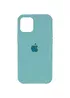 Чохол Silicone Case Full Protective (AA) для Apple iPhone 16 Pro Max (6.9") Бірюзовий / Marine Green