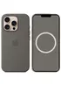 Чохол Silicone case (AAA) full with Magsafe and Animation для Apple iPhone 16 Pro Max (6.9") Stone Grey