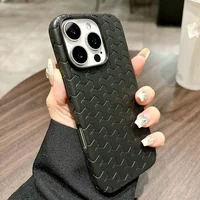 Чехол TPU Weaving для Apple iPhone 16 Pro Max (6.9") Black