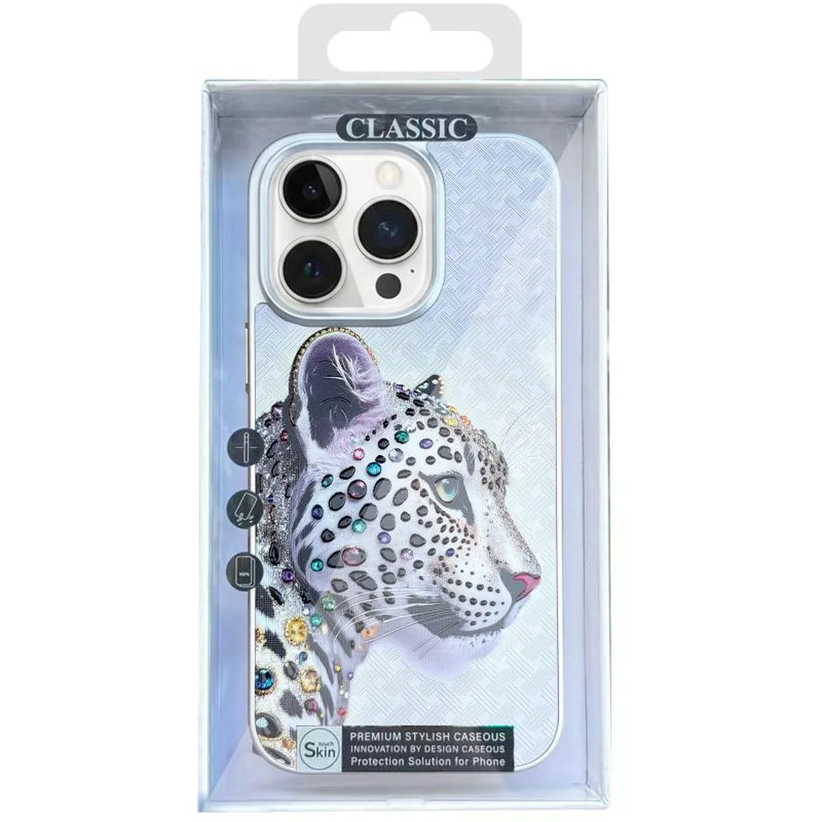 Чехол TPU+PC Crystal Hunt with MagSafe для Apple iPhone 16 Pro Max (6.9") White