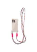 Чехол TPU CrossBody with straps для Apple iPhone 16 Pro Max (6.9") Antique White