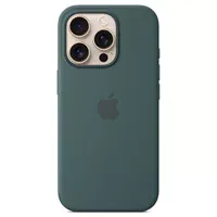 Чохол Silicone case (AAA) full with Magsafe and Animation для Apple iPhone 16 Pro Max (6.9") Lake Green
