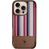 Шкіряний чохол Polo Santa Barbara Isaac для iPhone 16 Pro Max (6.9") Champagne gold