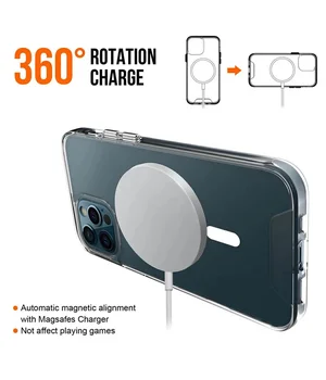 Чехол TPU Space Case with MagSafe для Apple iPhone 16 Pro Max (6.9") Прозрачный