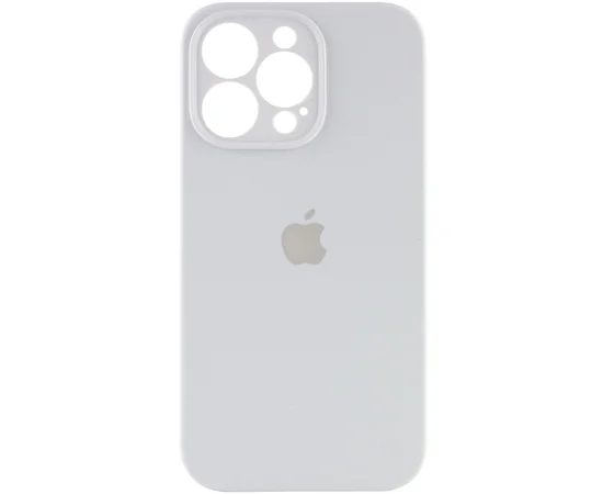 Чехол Silicone Case Full Camera Protective (AA) для Apple iPhone 16 Pro Max (6.9") Белый / White