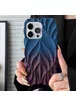 TPU чехол Leaf для Apple iPhone 16 Pro Max (6.9") Navy Blue / Plum
