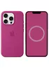 Чехол Silicone case (AAA) full with Magsafe and Animation для Apple iPhone 16 Pro Max (6.9") Fuchsia