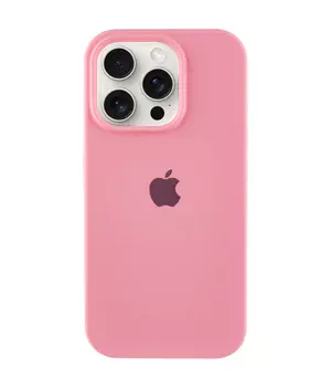 Чехол Silicone Case Full Protective (AA) для Apple iPhone 16 Pro Max (6.9") Розовый / Light pink