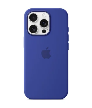 Чохол Silicone case (AAA) with Magsafe and Animation (button) для Apple iPhone 16 Pro Max (6.9") Ultramarine