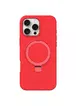 Чехол Silicone Case Full Protective NO LOGO with Ring для Apple iPhone 16 Pro Max (6.9") Red