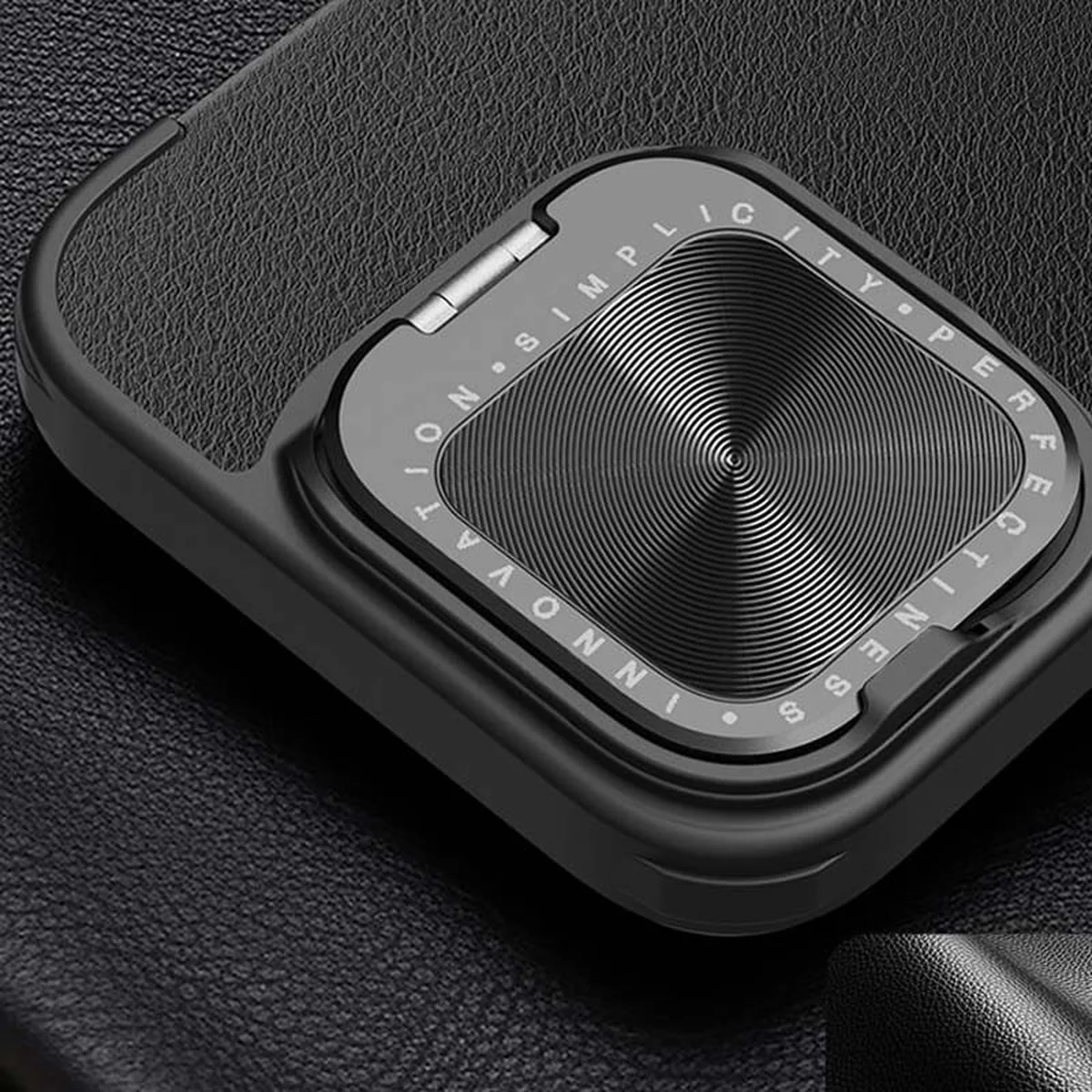 Кожаный чехол-книжка Nillkin Qin Prop Plain Camshield для Apple iPhone 16 Pro Max (6.9") Classic Black