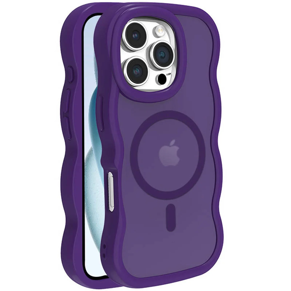 Чехол TPU+PC Undine with MagSafe для Apple iPhone 16 Pro Max (6.9") Purple