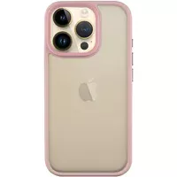 TPU+PC чохол Metal Buttons для Apple iPhone 16 Pro Max (6.9") Рожевий