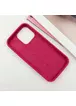 Чехол Silicone Case Full Protective (AA) для Apple iPhone 16 Pro Max (6.9") Красный / Rose Red
