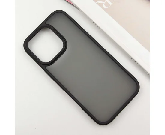 TPU+PC чохол Metal Buttons для Apple iPhone 16 Pro Max (6.9") Чорний