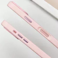 TPU+PC чохол Metal Buttons для Apple iPhone 16 Pro Max (6.9") Рожевий