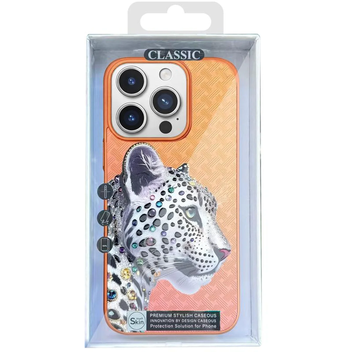 Чехол TPU+PC Crystal Hunt with MagSafe для Apple iPhone 16 Pro Max (6.9") Orange