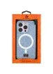 TPU чехол Bling World Rock Diamond with MagSafe для Apple iPhone 16 Pro Max (6.9") Light blue