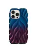 TPU чехол Leaf для Apple iPhone 16 Pro Max (6.9") Navy Blue / Plum
