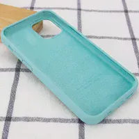 Чохол Silicone Case Full Protective (AA) для Apple iPhone 16 Pro Max (6.9") Бірюзовий / Marine Green