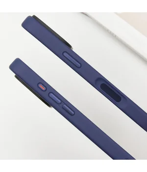 TPU+PC чохол Metal Buttons для Apple iPhone 16 Pro Max (6.9") Синій