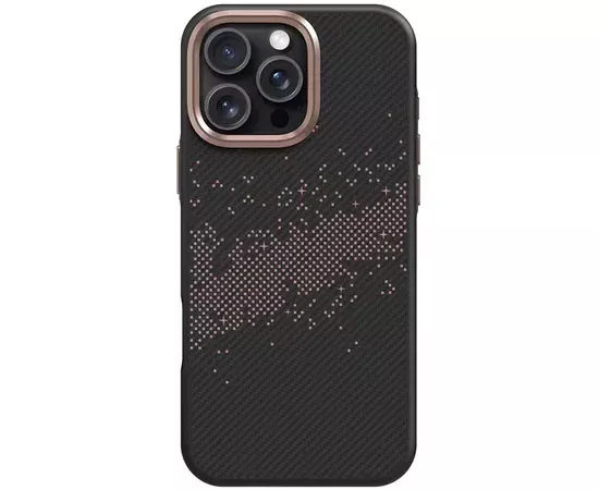 TPU чехол Monzo (MagFit) для Apple iPhone 16 Pro Max (6.9") Titanium gold