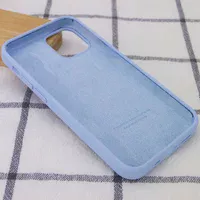 Чехол Silicone Case Full Protective (AA) для Apple iPhone 16 Pro Max (6.9") Голубой / Lilac Blue