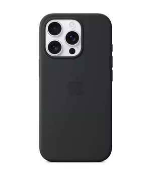 Чохол Silicone case (AAA) full with Magsafe and Animation для Apple iPhone 16 Pro Max (6.9") Black